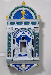 Glasierter Terrakotta-Ziborium, ca. 1505